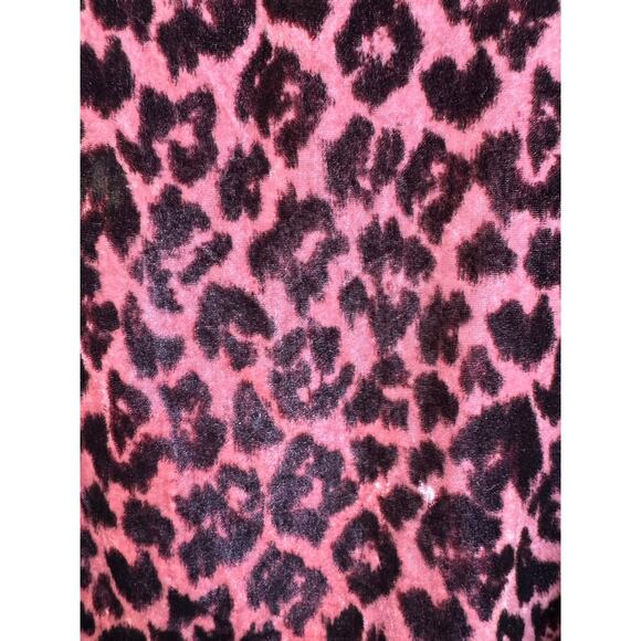 J.Crew Always Leopard Velvet Tank Top Size 10 Mob Wife Bold Y2K Animal Print - Picture 4 of 9